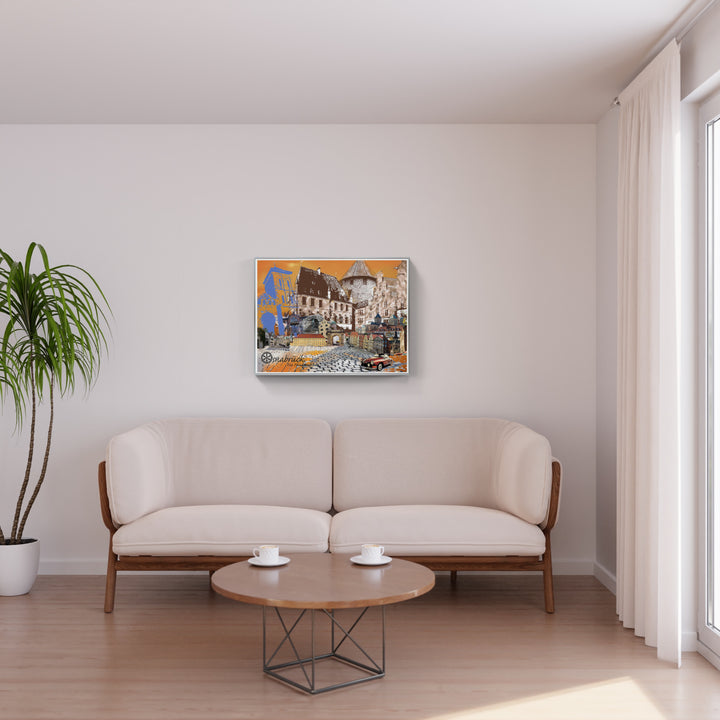 Osnabrück - Die Friedensstadt Karmann Ghia (OSB-31) I Giclee auf Holzkeilrahmen