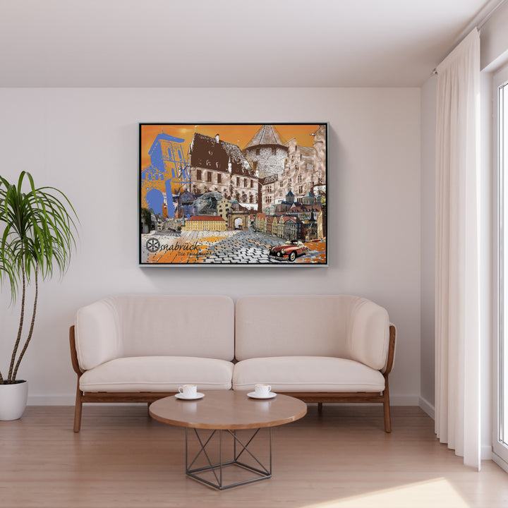 Osnabrück - Die Friedensstadt Karmann Ghia (OSB-31) I Giclee auf Holzkeilrahmen