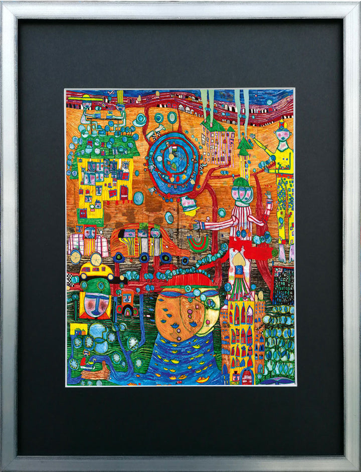 "Das 30 Tage Fax Bild" | Friedensreich Hundertwasser