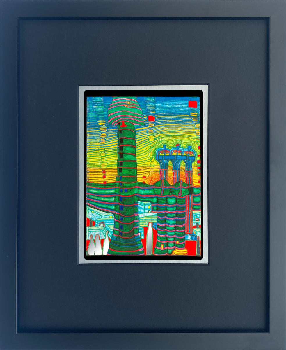 "Das Ende Griechenlands" | Friedensreich Hundertwasser Miniprint