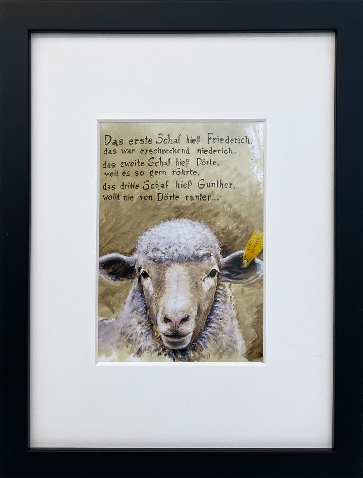"Schaflied" | Otto Waalkes Miniprint