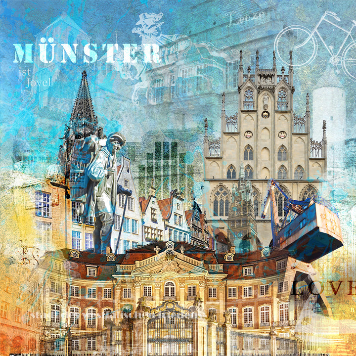Münster-Friedensbild Collage 2023