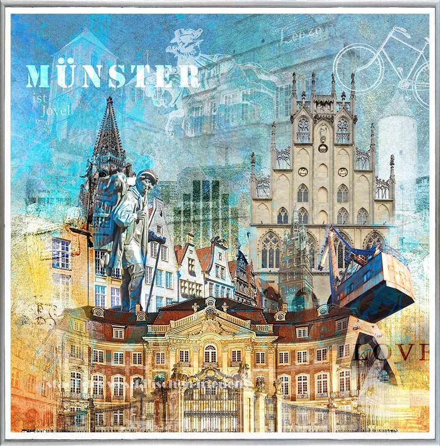 Münster-Friedensbild Collage 2023