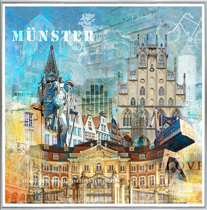 Münster-Friedensbild Collage 2023