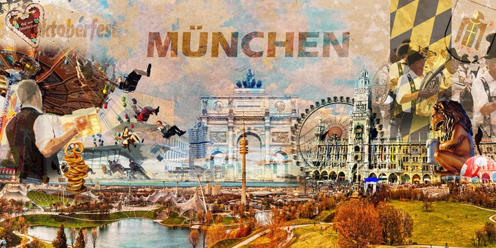 Oktober München Collage