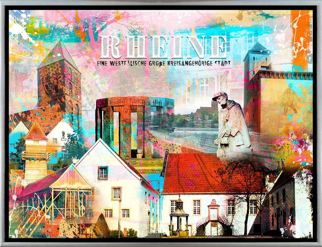 Graffiti Rheine Collage-Querformat