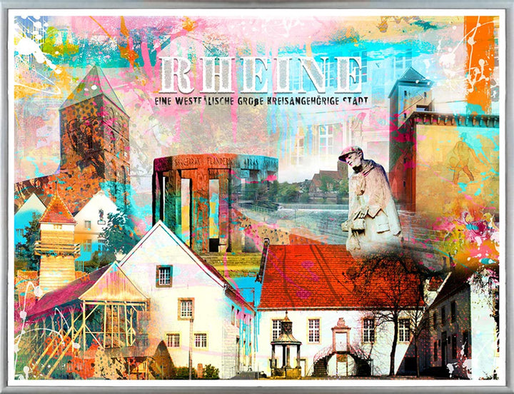 Graffiti Rheine Collage-Querformat