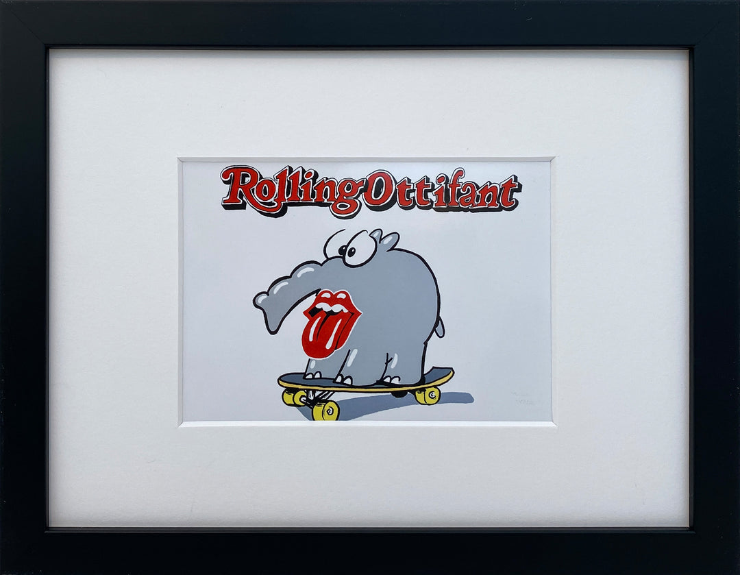 "Rolling Ottifant" | Otto Waalkes Miniprint