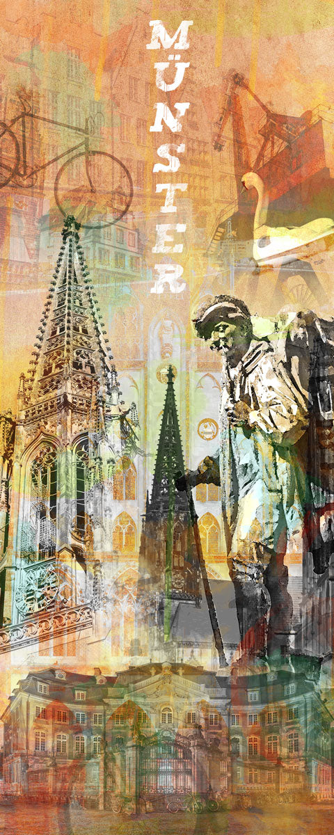 Sunset Münster Collage