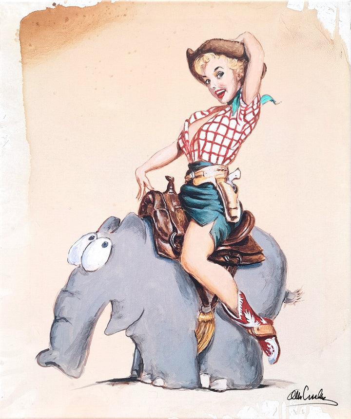 Ticket to Ride, Original, Otto Waalkes, Pigmentdruck