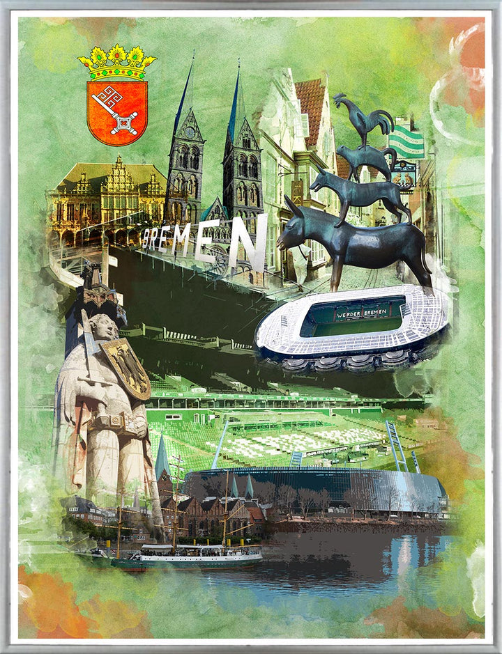 Weserstadion Bremen Collage