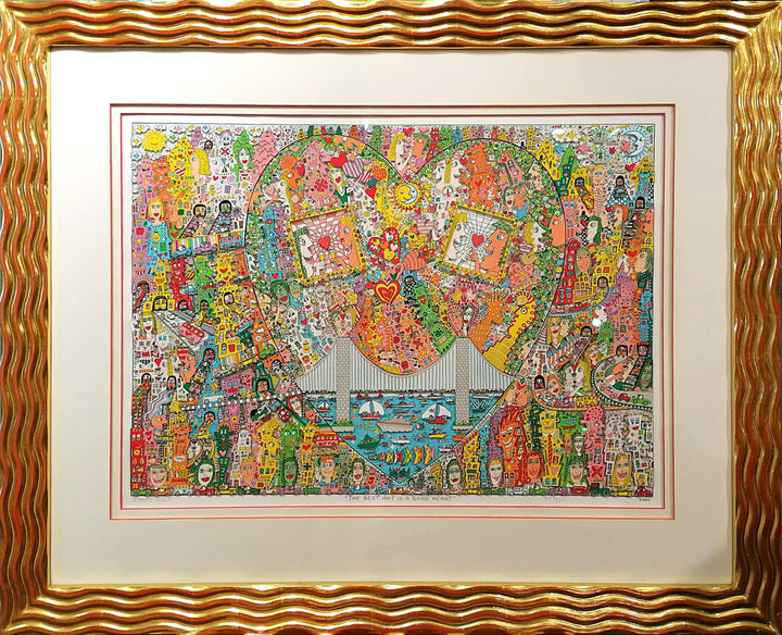 "Best Art is a Good Heart" | James Rizzi