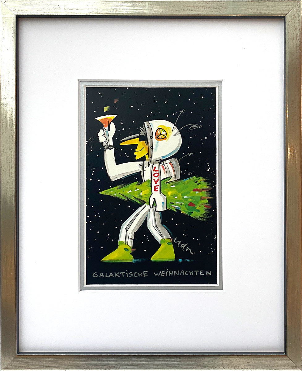 "Galaktische Weihnachten" |  Udo Lindenberg Miniprint