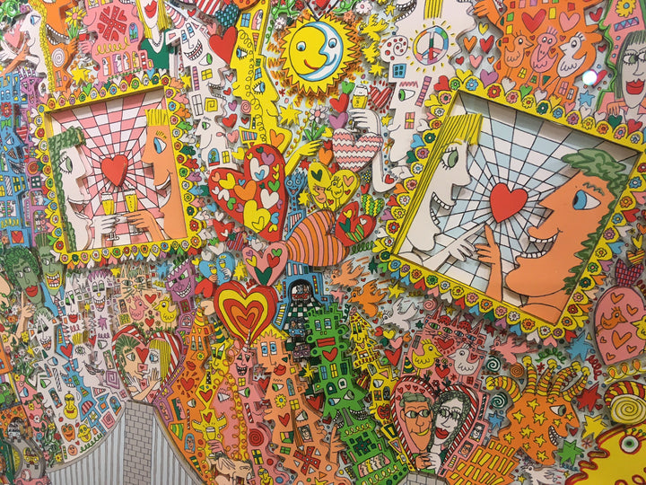 "Best Art is a Good Heart" | James Rizzi