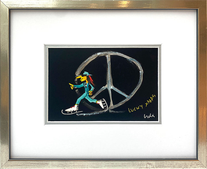 "Lucky Xmas" | Udo Lindenberg Miniprint mit Rahmen