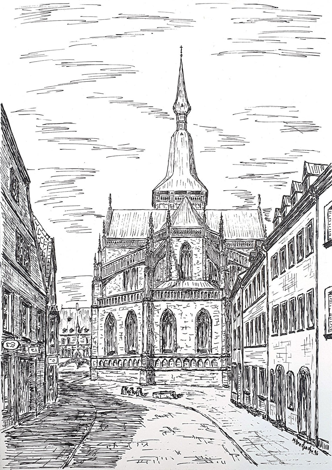 "Marienkirche von vorne" | Marek Grochocki